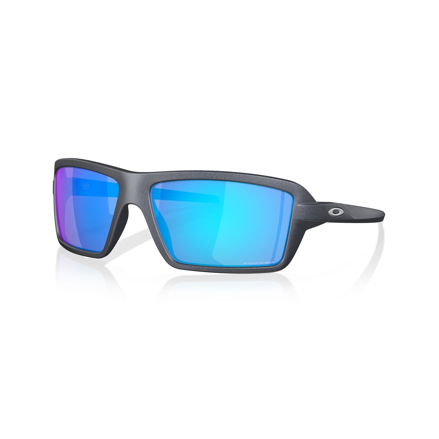 Oakley OAK 0OO9129 912918 63 Cables Prizm Dikdörtgen Mavi Aynalı Kemik Güneş Gözlüğü