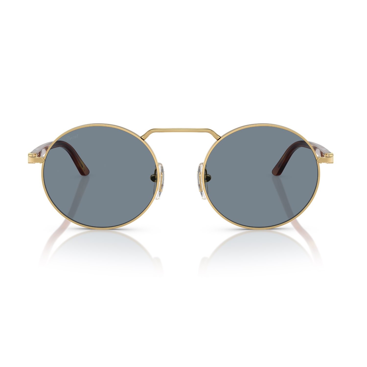 Persol PO 1019S 113256 53 Unisex Yuvarlak Gold Metal Güneş Gözlüğü