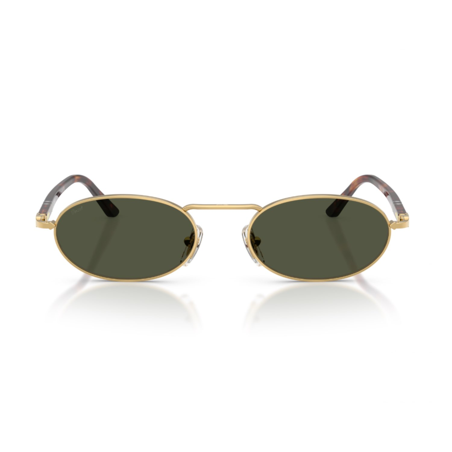 Persol PO 1023S 51531 55 Unisex Oval Gold Metal Güneş Gözlüğü