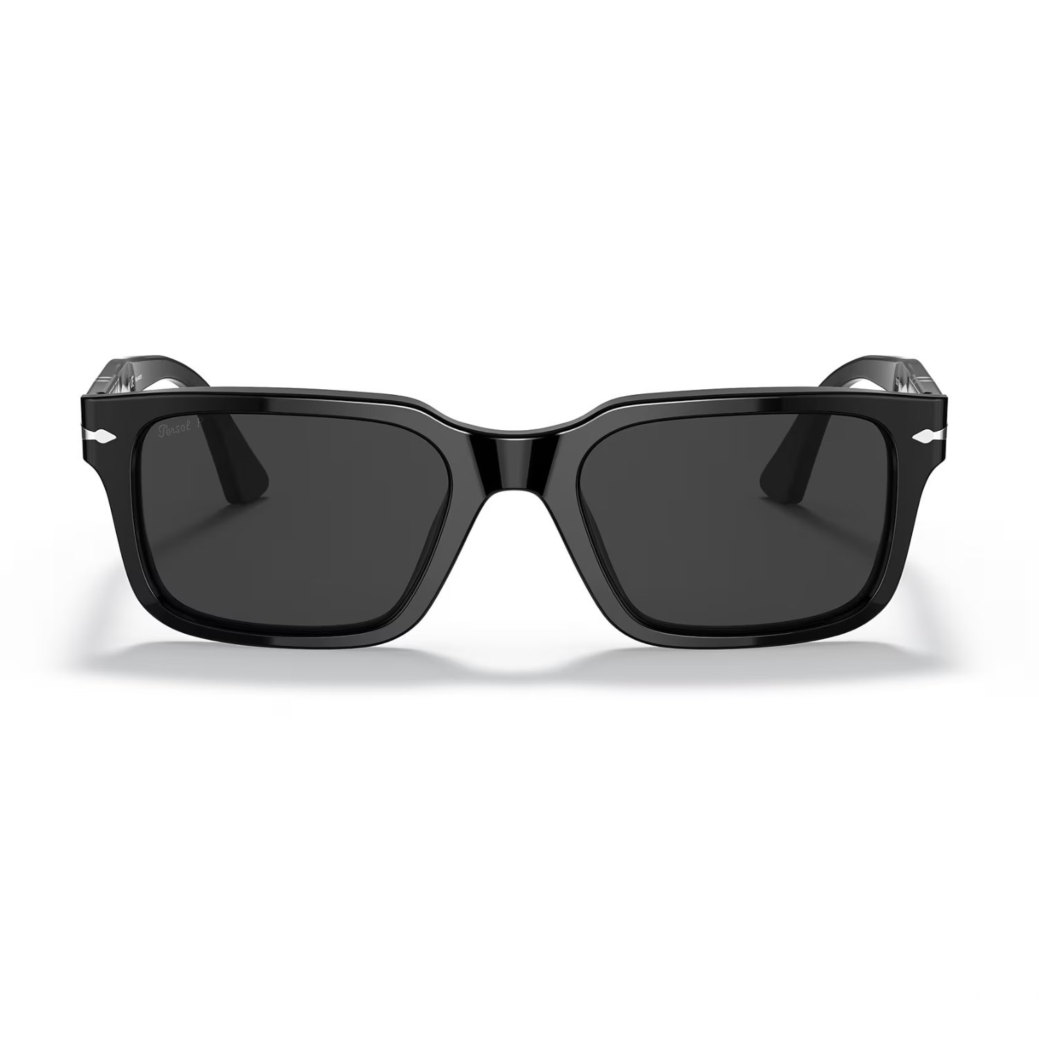 Persol PO 3272S 9548 55 Unisex Polarize Dikdörtgen Siyah Kemik Güneş Gözlüğü