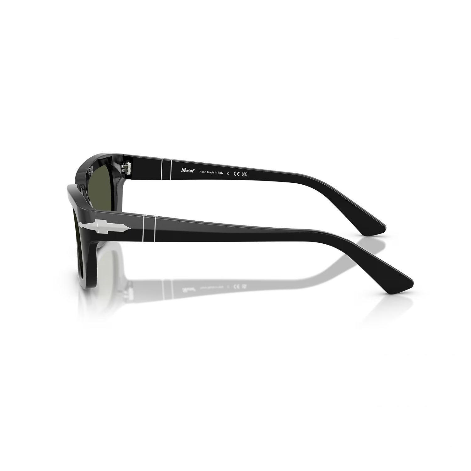 Persol PO 3367S 9531 54 Unisex Yastık Siyah Kemik Güneş Gözlüğü