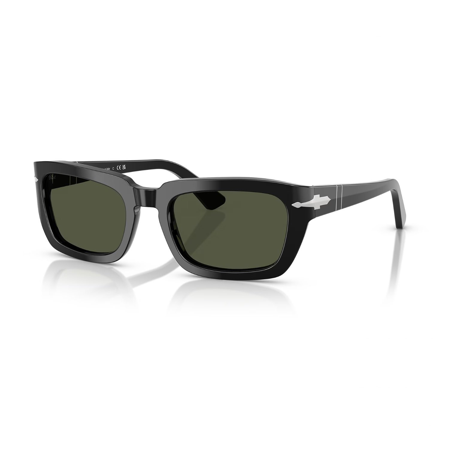Persol PO 3367S 9531 54 Unisex Yastık Siyah Kemik Güneş Gözlüğü