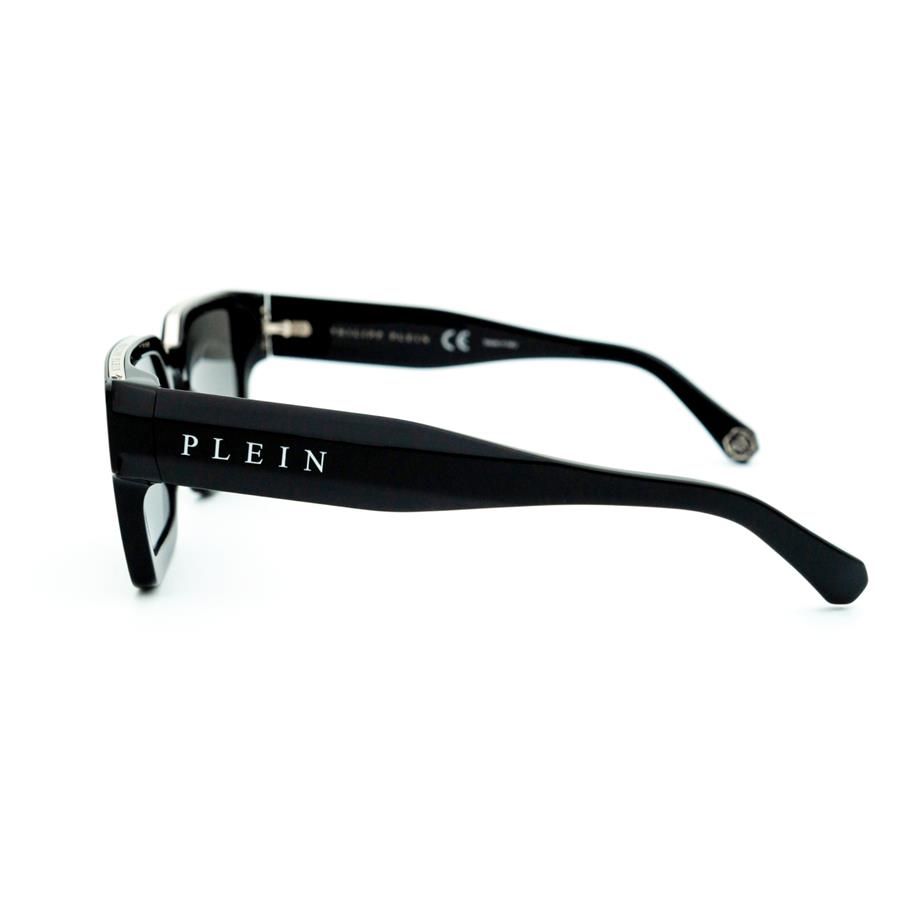 Philipp Plein SPP 005M 700X 57 Unisex Siyah Aynalı Kemik  Güneş Gözlüğü