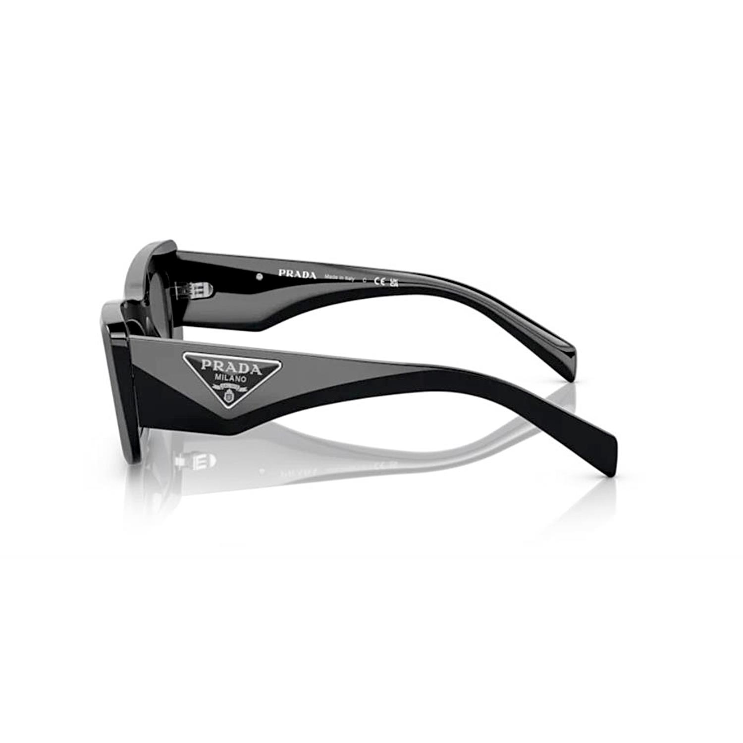 Prada PR 13ZS 1AB5S0 50 Kadın Cat Eye Siyah Kemik Güneş Gözlüğü