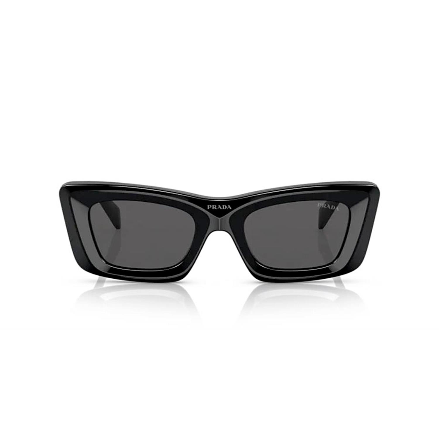 Prada PR 13ZS 1AB5S0 50 Kadın Cat Eye Siyah Kemik Güneş Gözlüğü