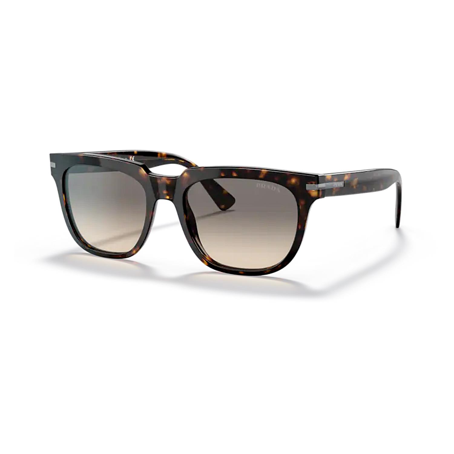 Prada PR 04YS 2AU718 56 Unisex Kare Kahverengi Kemik Güneş Gözlüğü