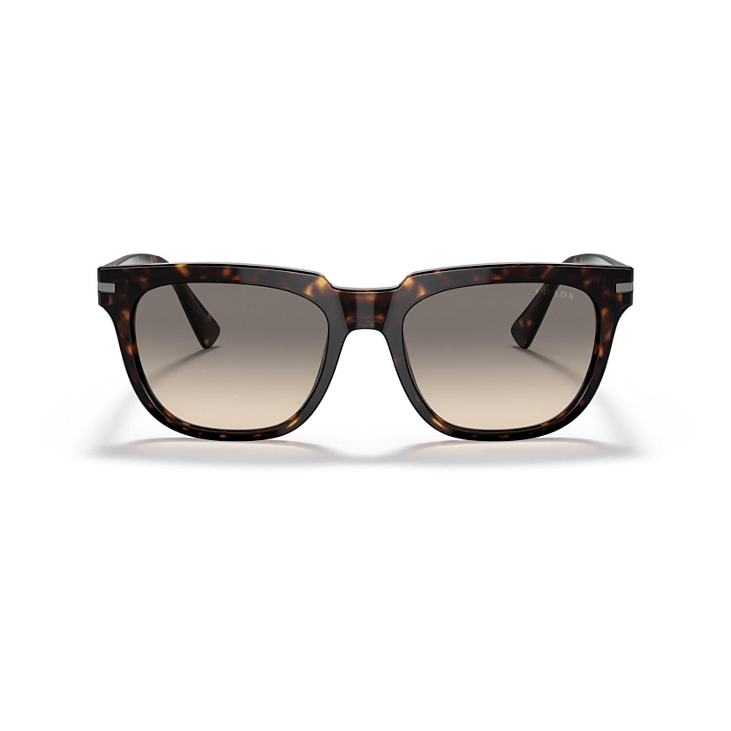 Prada PR 04YS 2AU718 56 Unisex Kare Kahverengi Kemik Güneş Gözlüğü