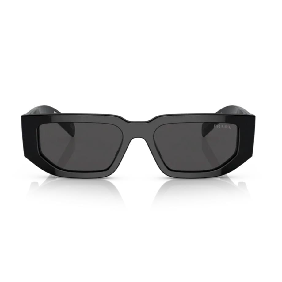 Prada PR 09ZS 1AB5S0 54 Unisex Dikdörtgen Siyah Kemik Güneş Gözlüğü