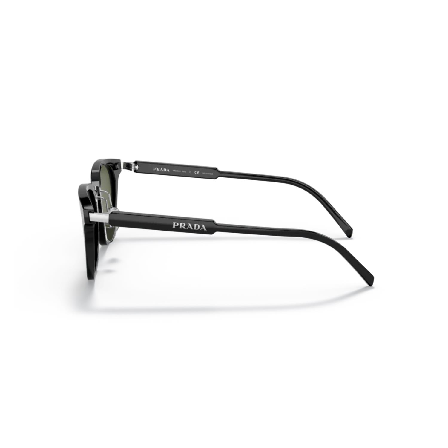 Prada PR 17YS 1AB03R 49 22 Unisex Polarize Füme Kemik Güneş Gözlüğü