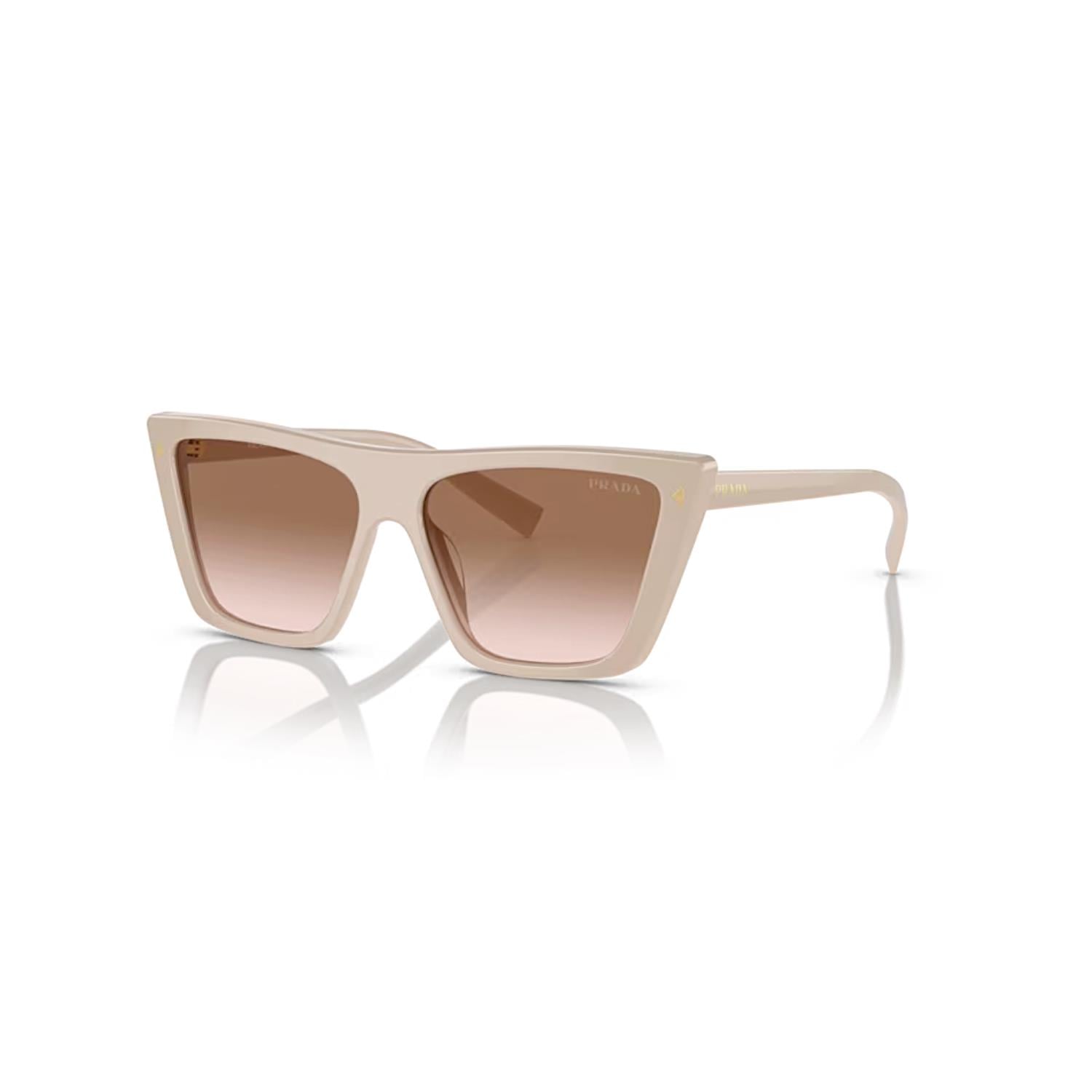 Prada PR 21ZS 11I0A6 55 Kadın kelebek Pudra Kemik Güneş Gözlüğü