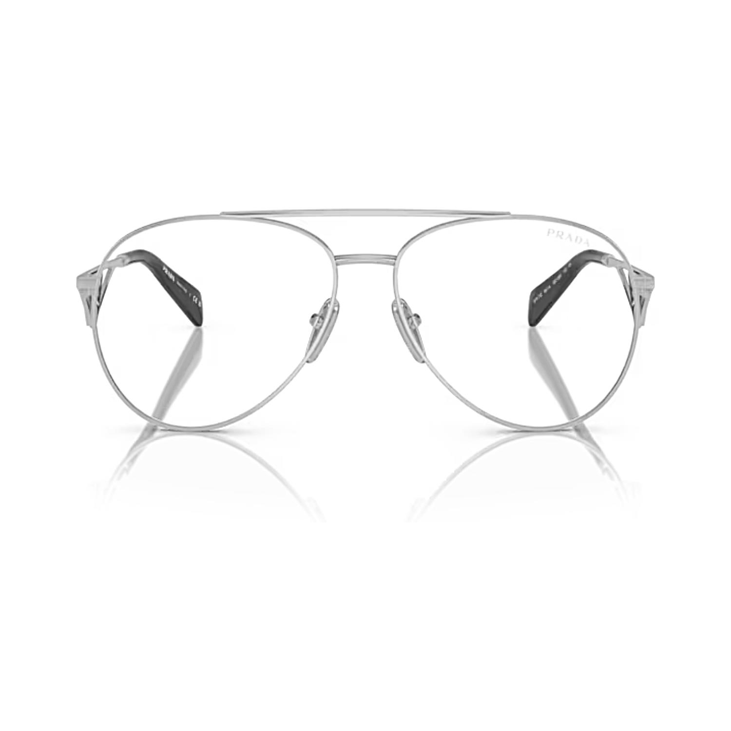 Prada PR 73ZS 1BC08N 58 Kadın Damla Gri Metal Güneş Gözlüğü