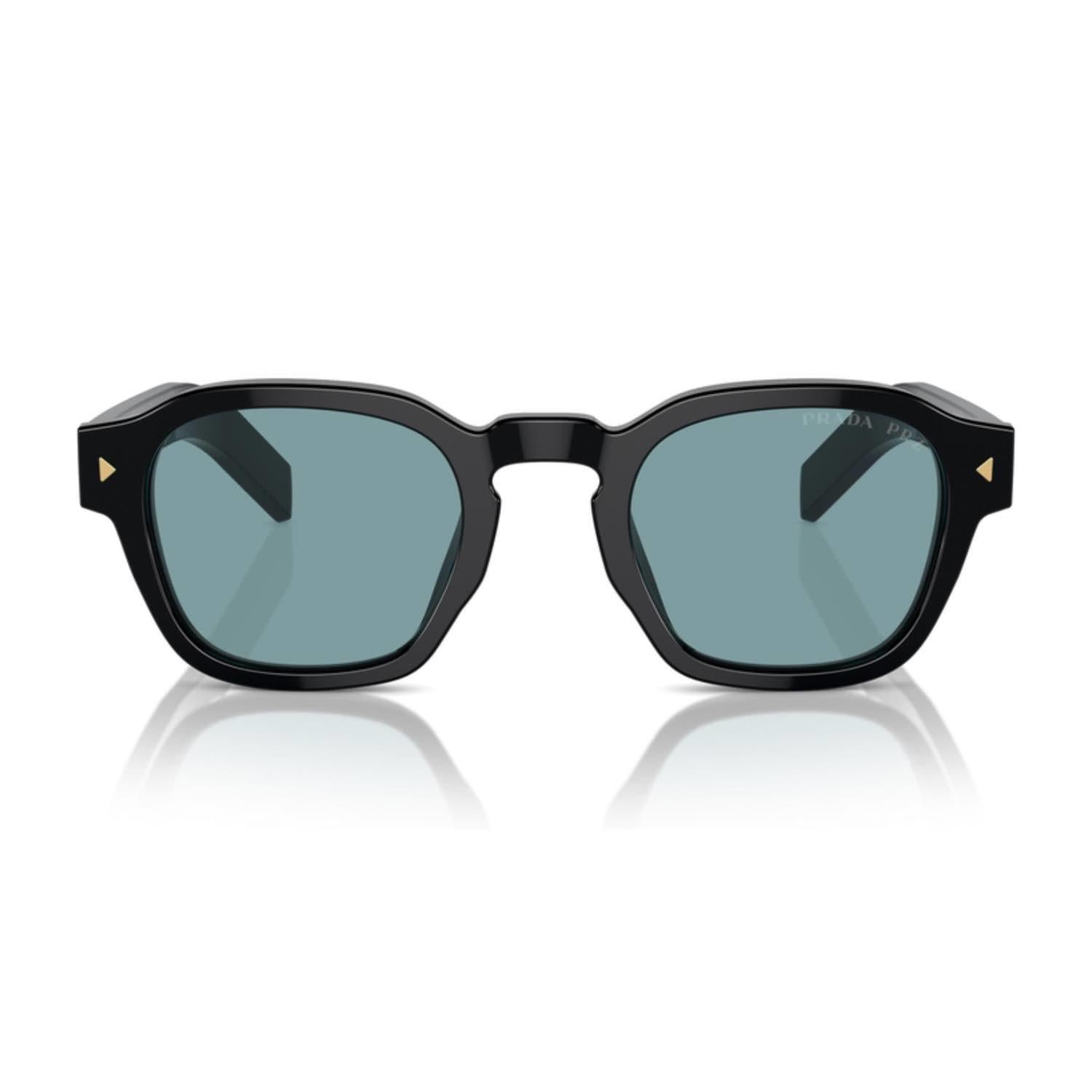 Prada PR A16S 16K04D 52 Polarize Unisex Geometrik Füme Kemik Güneş Gözlüğü