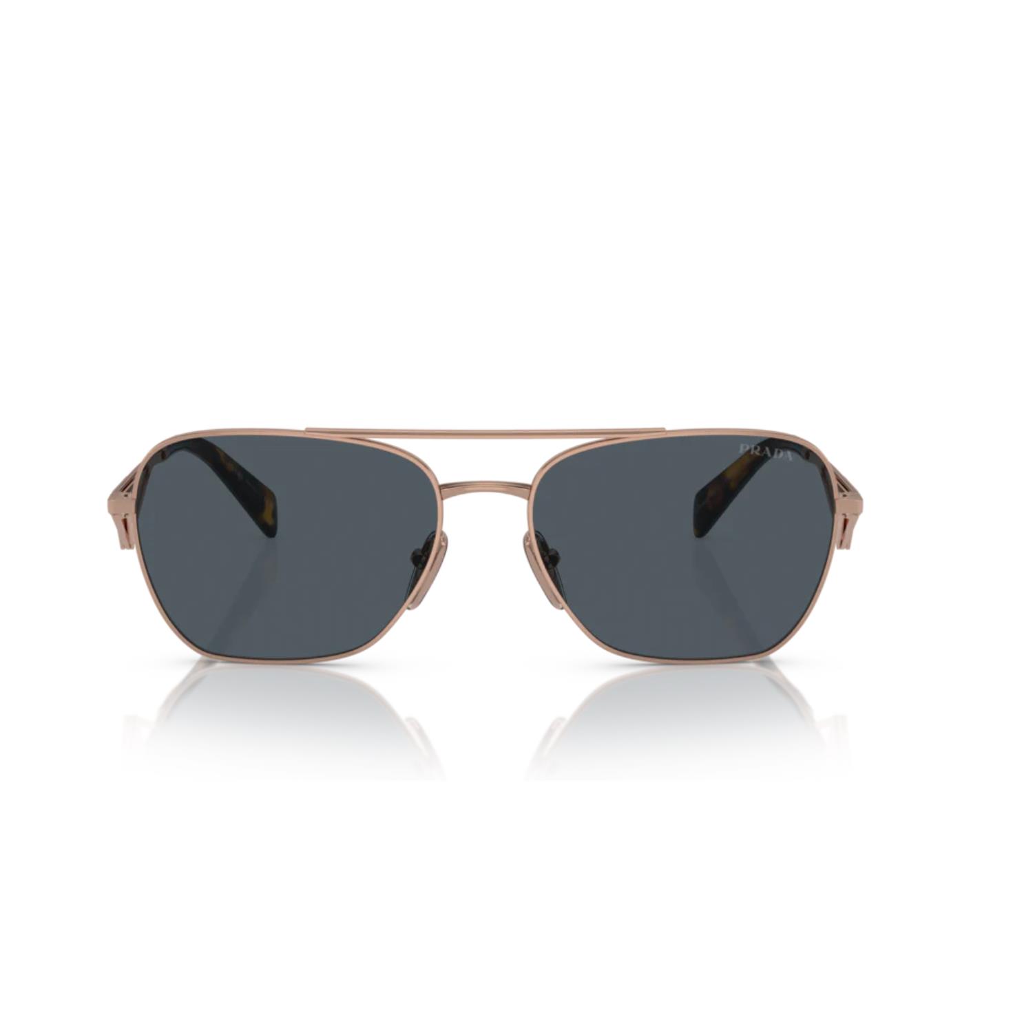 Prada PR A50S SVF09T 59 Kadın Oval Gold Metal Güneş Gözlüğü