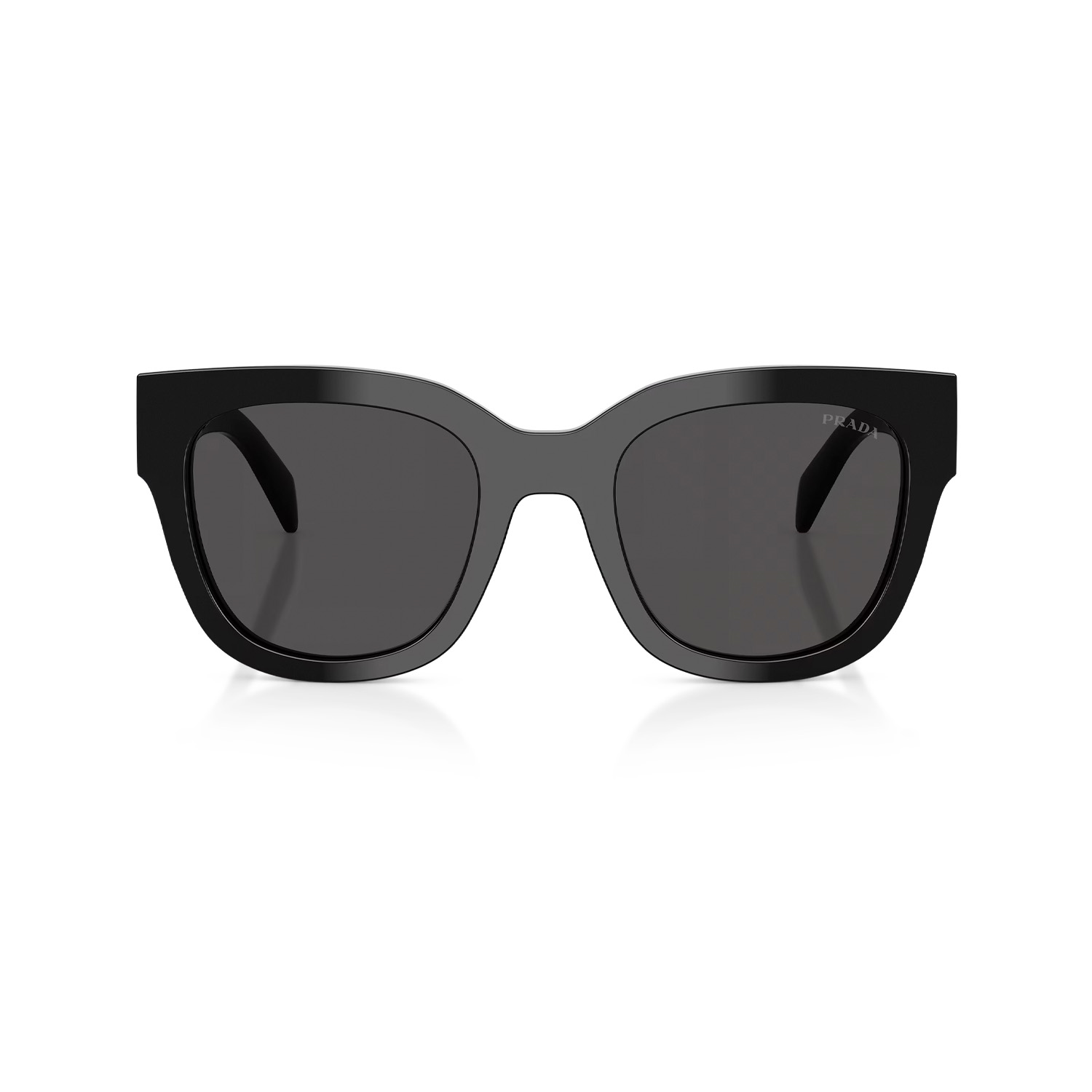 Prada PR C04S 16K08Z 52 Unisex Kare Siyah Kemik Güneş Gözlüğü