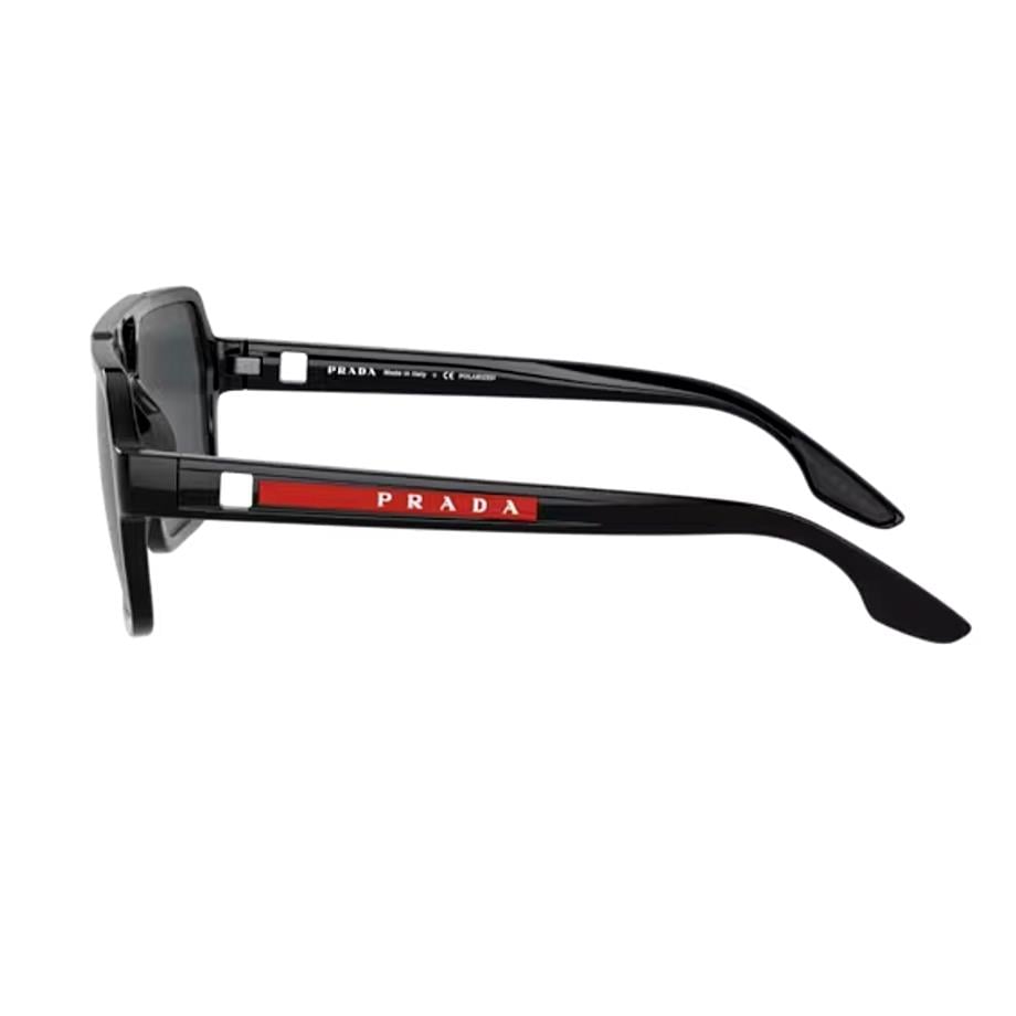 Prada PS 01XS 1AB02G 59 Linea Rossa Polarize Erkek Siyah Kemik Güneş Gözlüğü