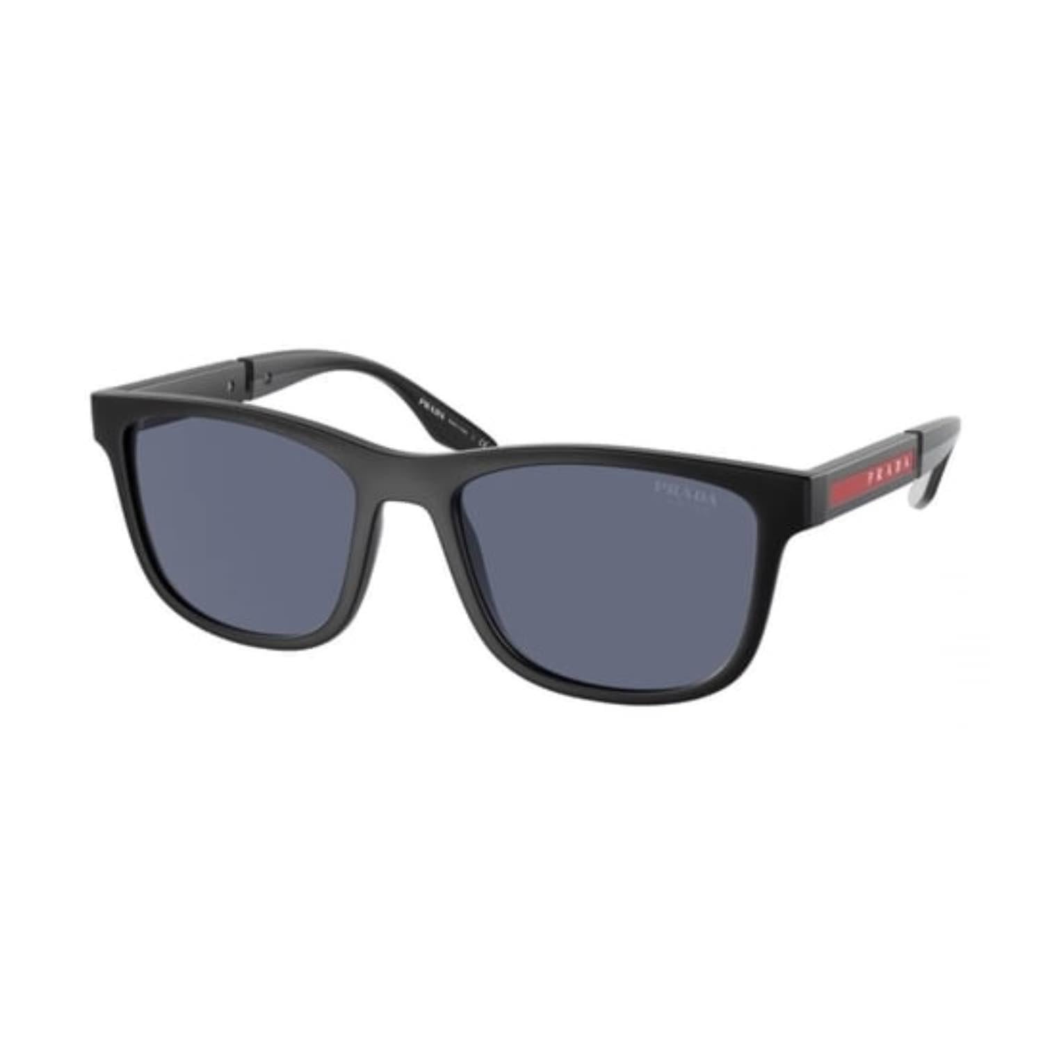 Prada PS 04XS DG009R 54 Erkek Kare Siyah Kemik Güneş Gözlüğü