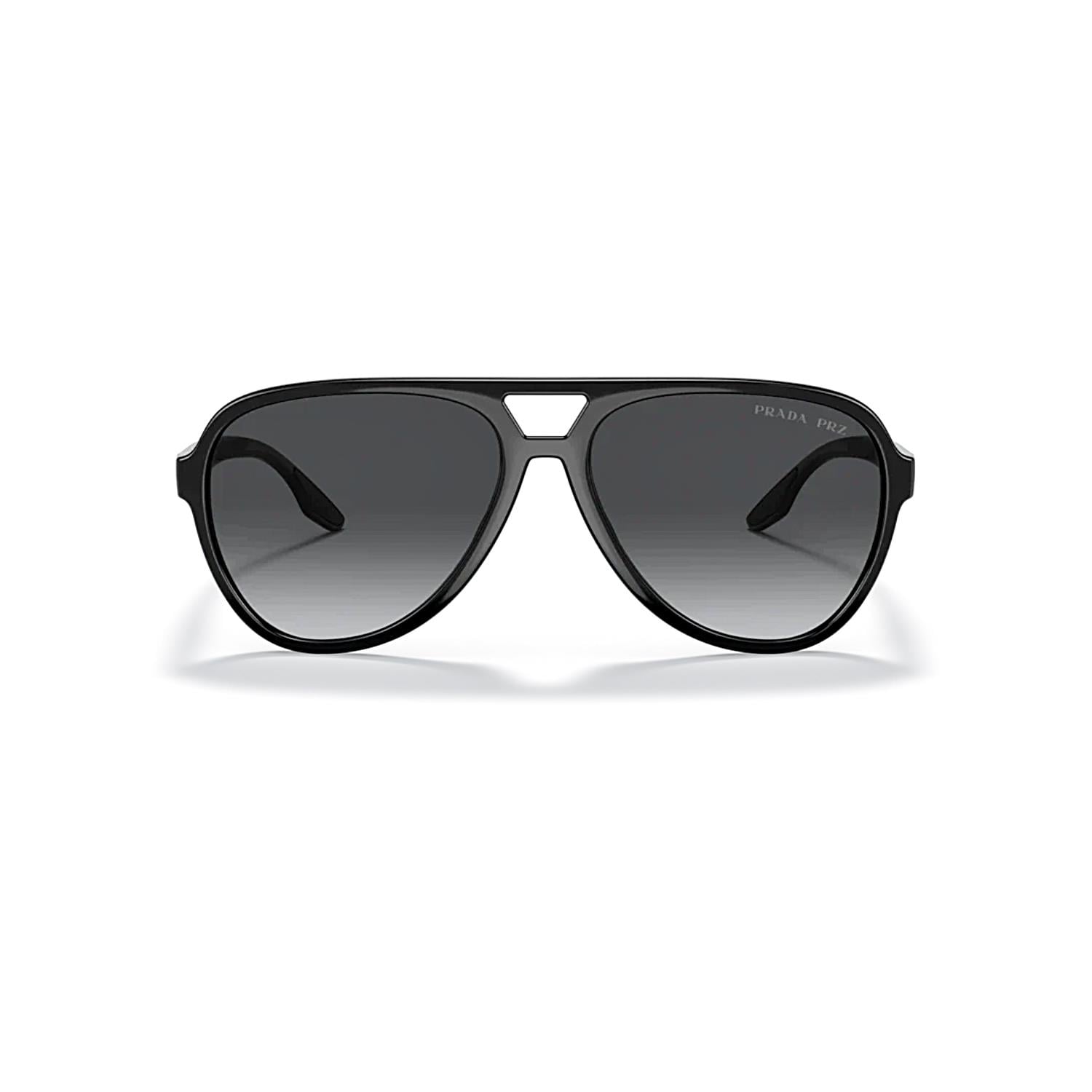 Prada PS 06WS 1AB06G 59 Linea Rossa Erkek Damla Polarize Siyah Kemik Güneş Gözlüğü