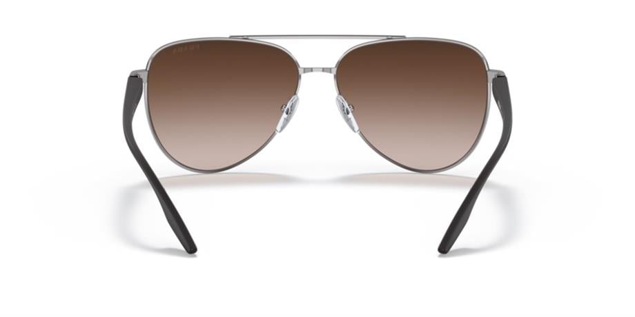 Prada PS 52WS 5AV02P 61 Erkek Damla Gri Metal Güneş Gözlüğü