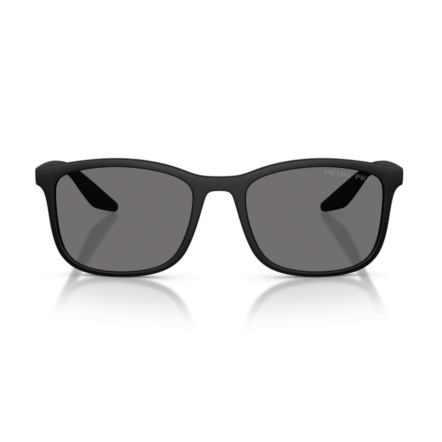 Prada PS A08S DG002G 56 Linea Rossa Erkek Polarize Kare Siyah Kemik Güneş Gözlüğü