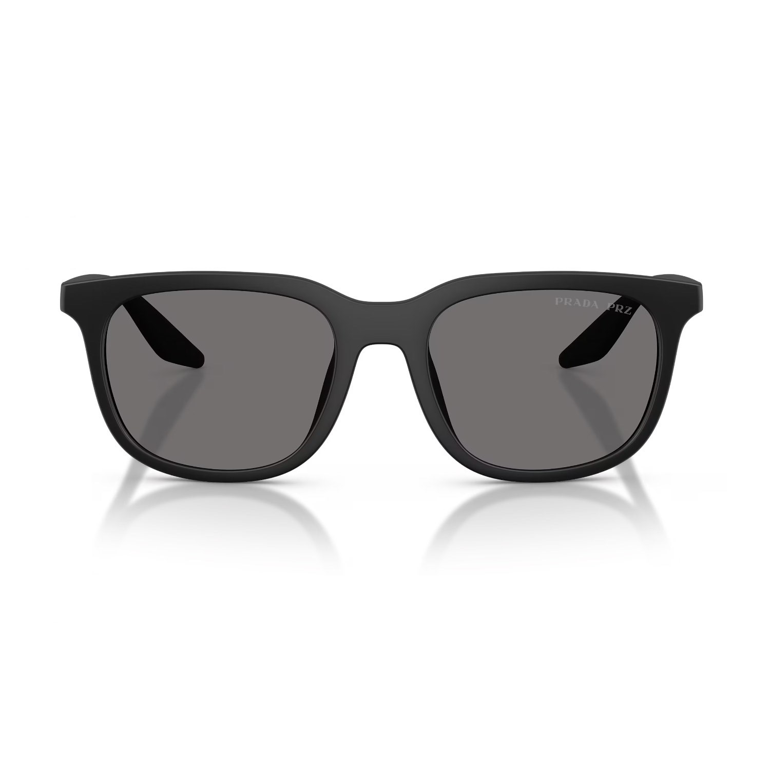 Prada PS B09SU 1BO02G 54 Linea Rossa Unisex Polarize Oval Siyah Kemik Güneş Gözlüğü