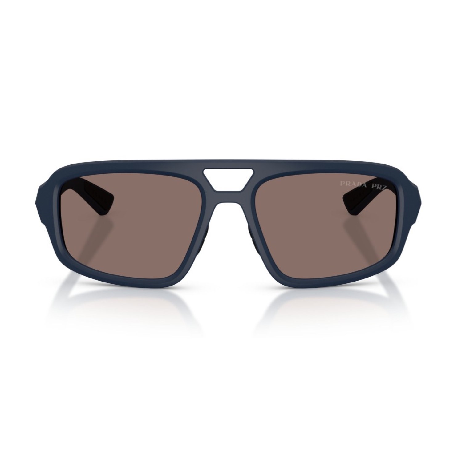 Prada PS B11SU TFY05C 57 Linea Rossa Erkek Polarize Geometrik Mavi Kemik Güneş Gözlüğü