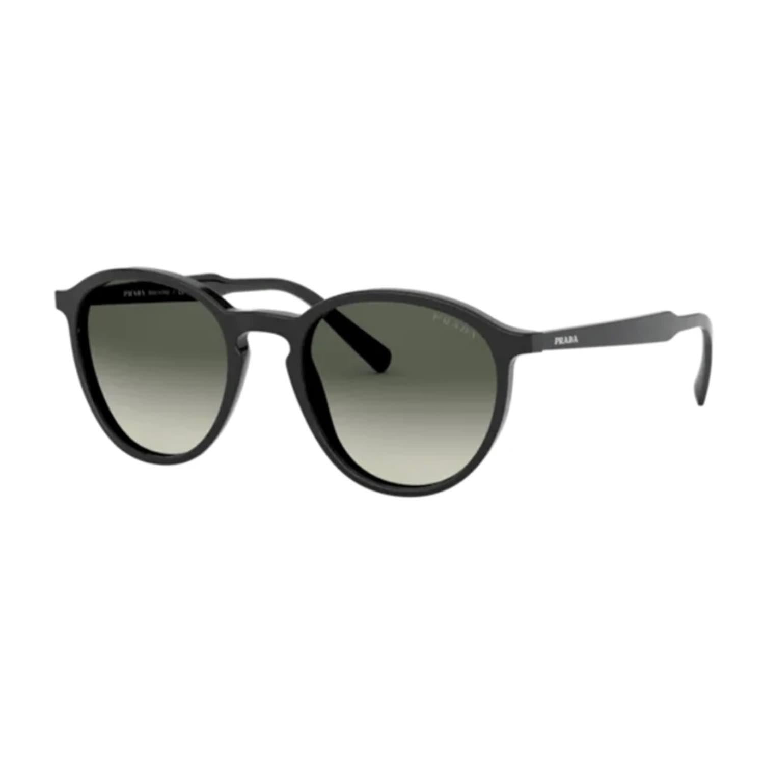Prada SPR 05X 1AB2D0 51 Erkek Oval Siyah Kemik Güneş Gözlüğü