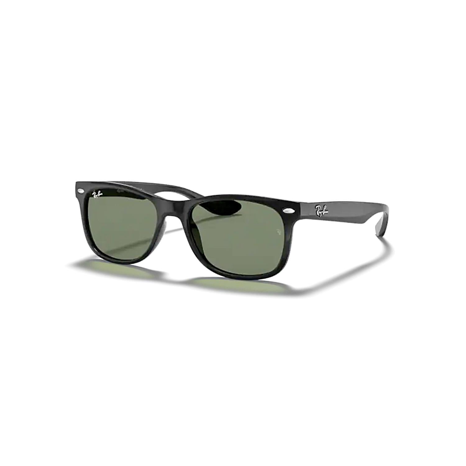 Ray-Ban Junior RJ 9052S 10071 48 Junior New Wayfarer Çocuk Kare Siyah Kemik Güneş Gözlüğü