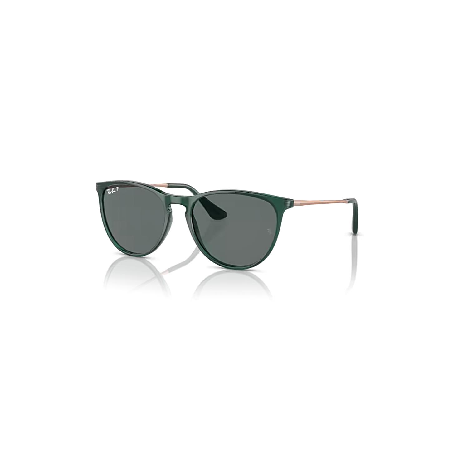 Ray-Ban Junior RJ 9060S 713081 50 Erika Polarize Çocuk Oval Yeşil Kemik Güneş Gözlüğü