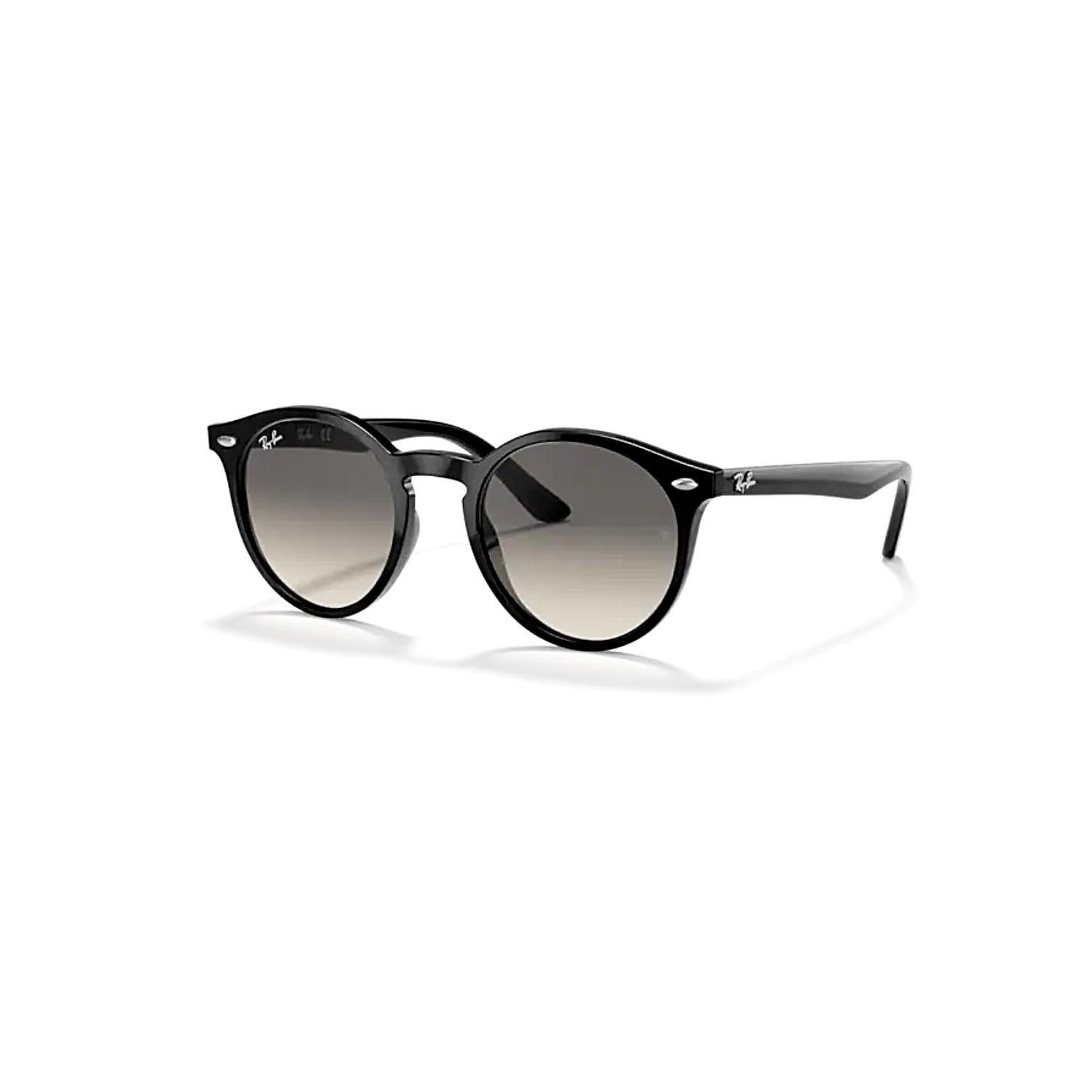 Ray-Ban Junior RJ 9064S 10011 44 Çocuk Oval Siyah Kemik Güneş Gözlüğü 