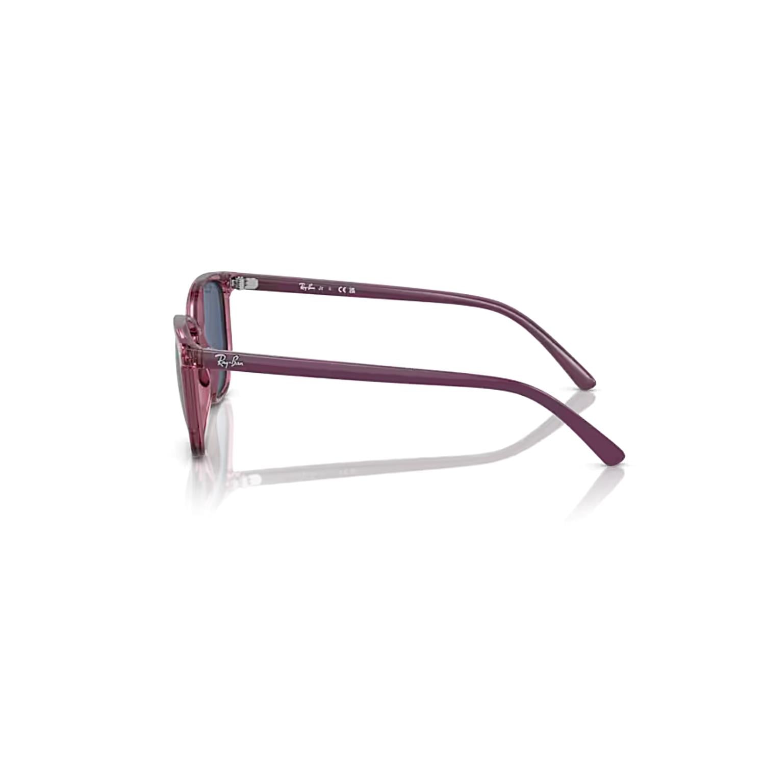 Ray-Ban Junior RJ 9097S 711280 46 Elliot Çocuk Geometrik Şeffaf Pembe Kemik Güneş Gözlüğü