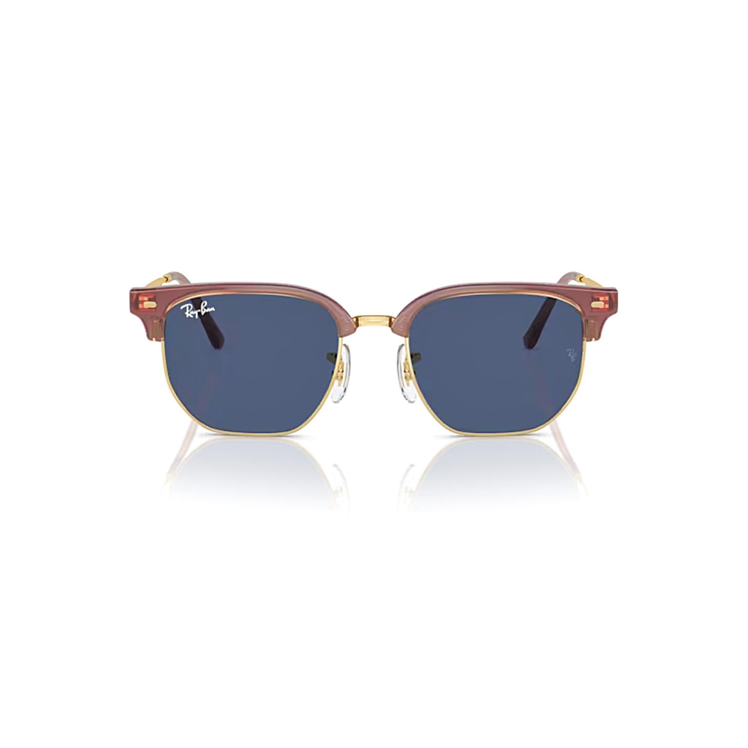 Ray-Ban Junior RJ 9116S 715680 47 New Clubmaster Çocuk Geometrik Altın Üzeri Pembe Güneş Gözlüğü
