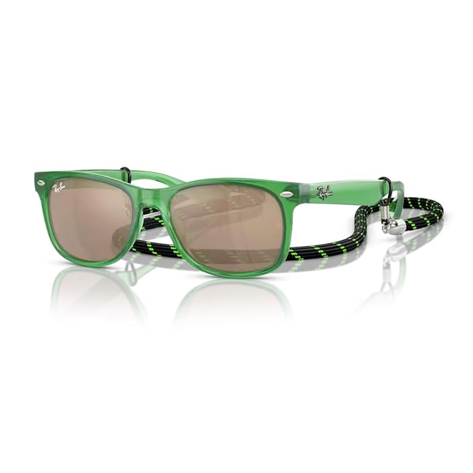 Ray-Ban Junior RJ 9052S 71465A 47 Çocuk Aynalı Yeşil Kemik Güneş Gözlüğü