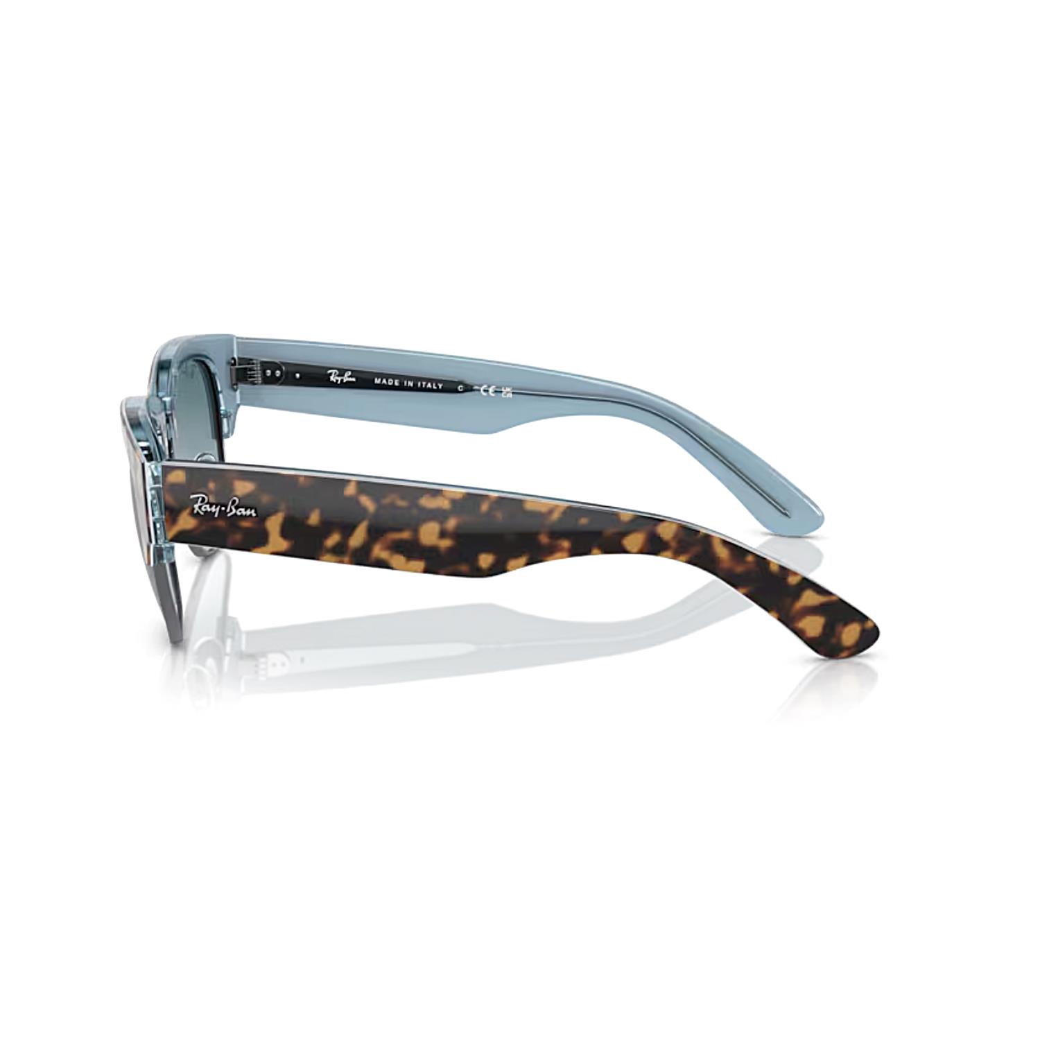 Ray Ban RB 0316S 13163M 53 Mega Clubmaster Unisex Kare Kırçıllı Kahverengi Kemik Gneş Gözlüğü