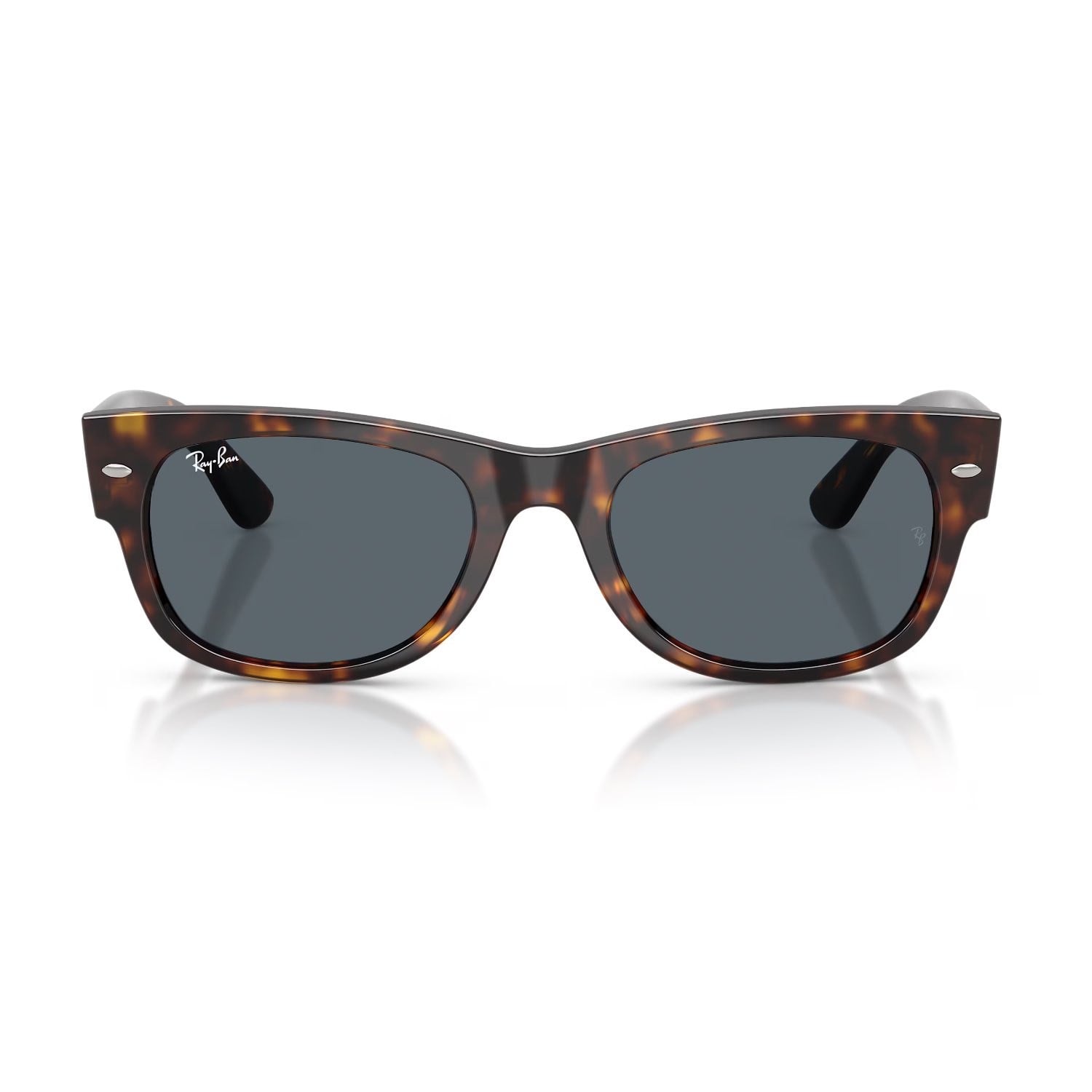 Ray-Ban RB 0832S 902R5 55 Mega Wayfarer Unisex Kare Kırçıllı Kahverengi Güneş Gözlüğü