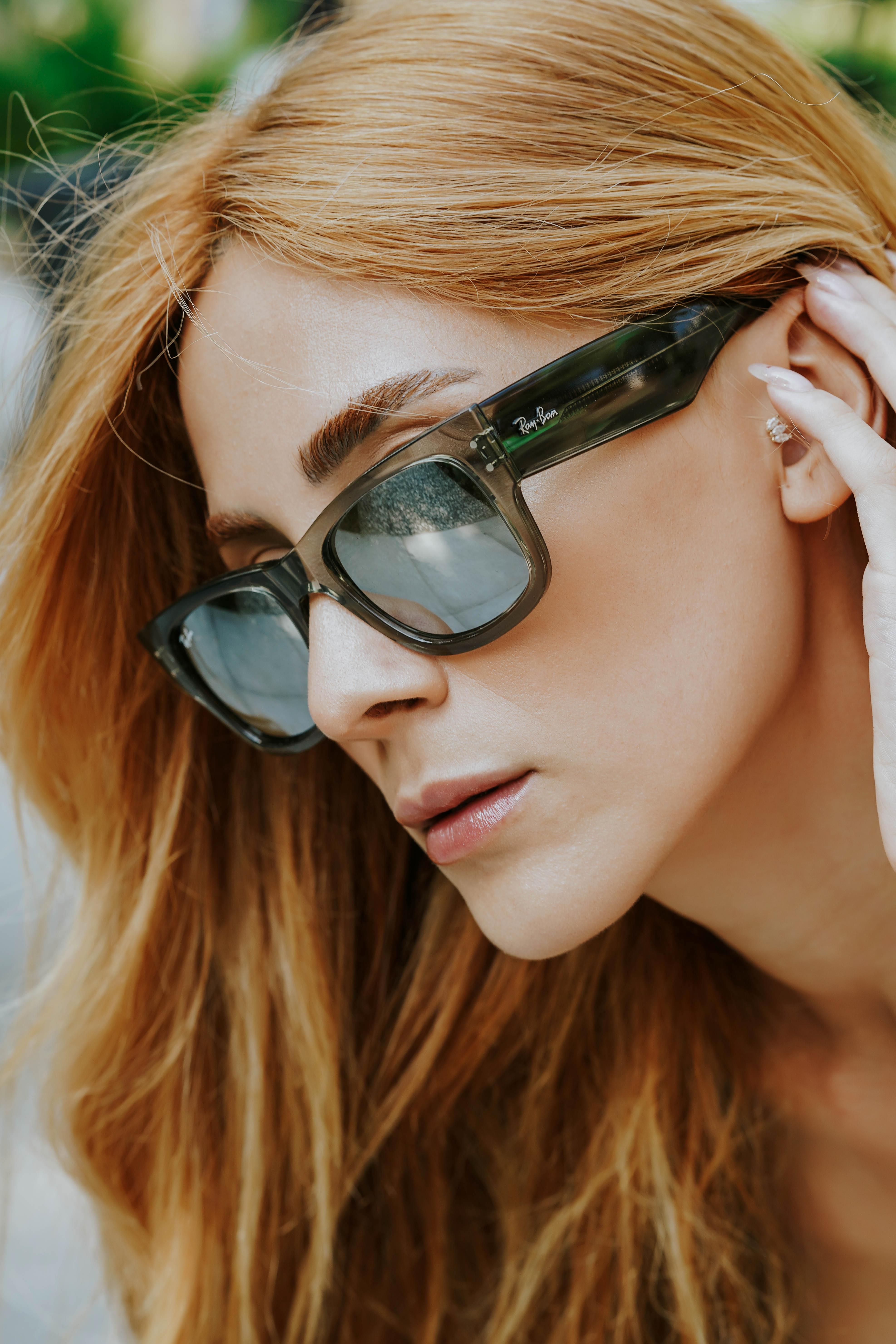 Ray-Ban RB 0840S 66355C 51 Mega Wayfarer Unisex Yeşil Kemik Güneş Gözlüğü