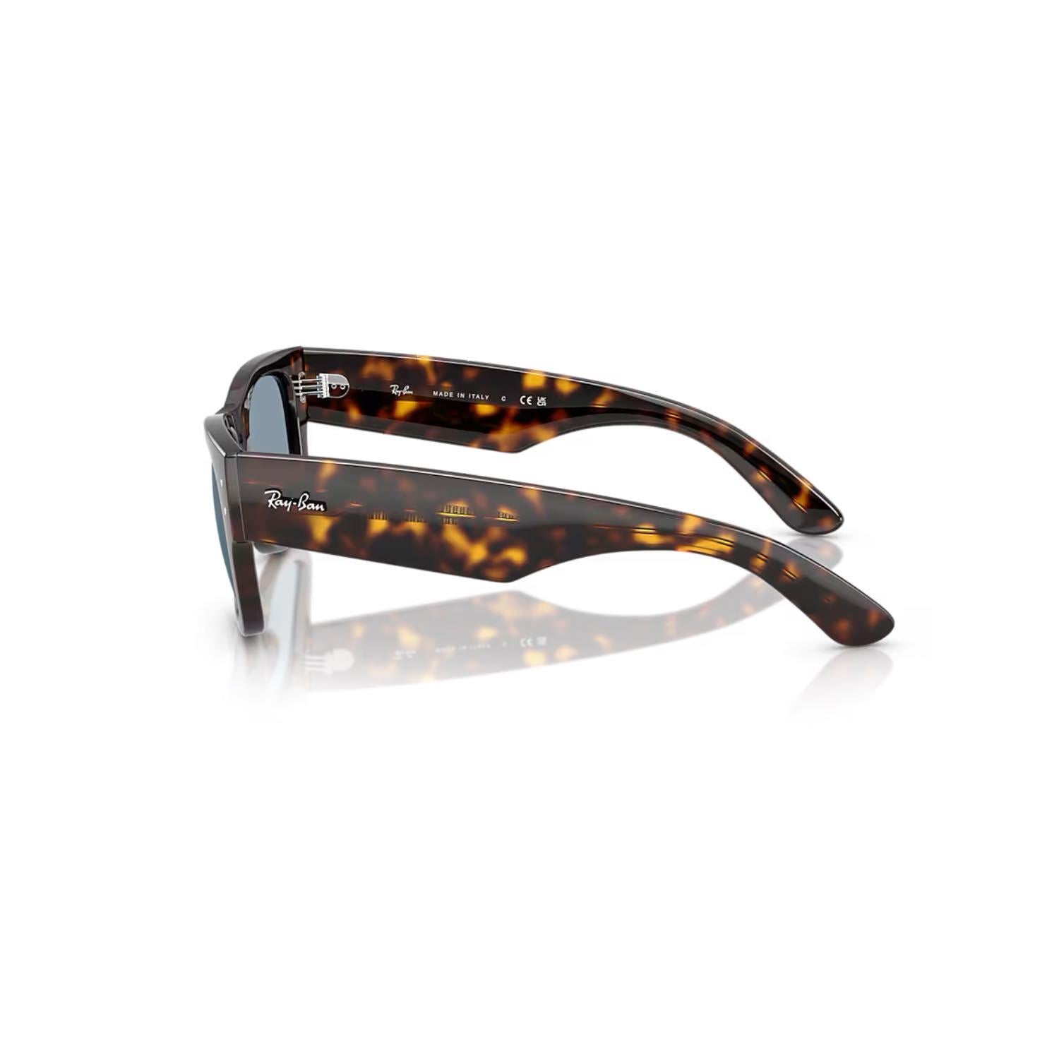 Ray-Ban RB 0840S 90256 51 Mega Wayfarer Unisex Kare Kırçıllı Kahverengi Kemik Güneş Gözlüğü