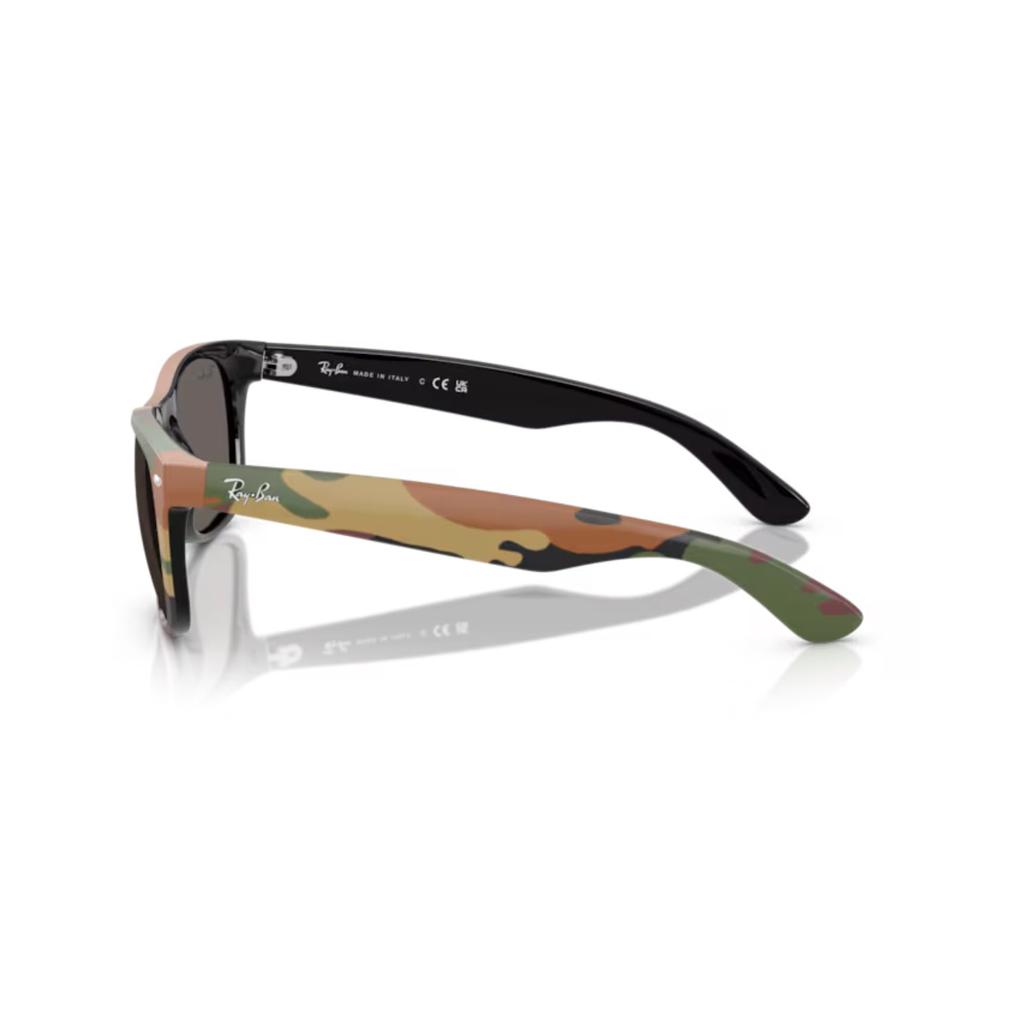 Ray-Ban RB 2132 6822B1 55 New Wayfarer Unisex Kare Çok Renkli Kemik Güneş Gözlüğü