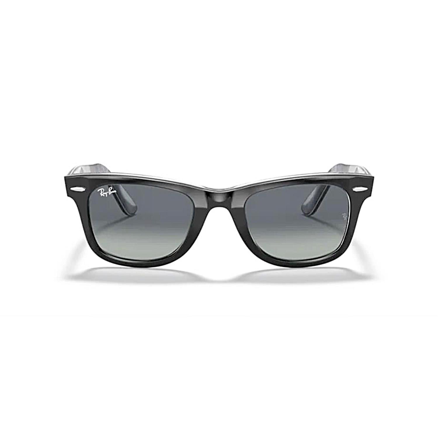 Ray-Ban RB 2140 13183A 54 Wayfarer Erkek Dikdörtgen Siyah Kemik Güneş Gözlüğü