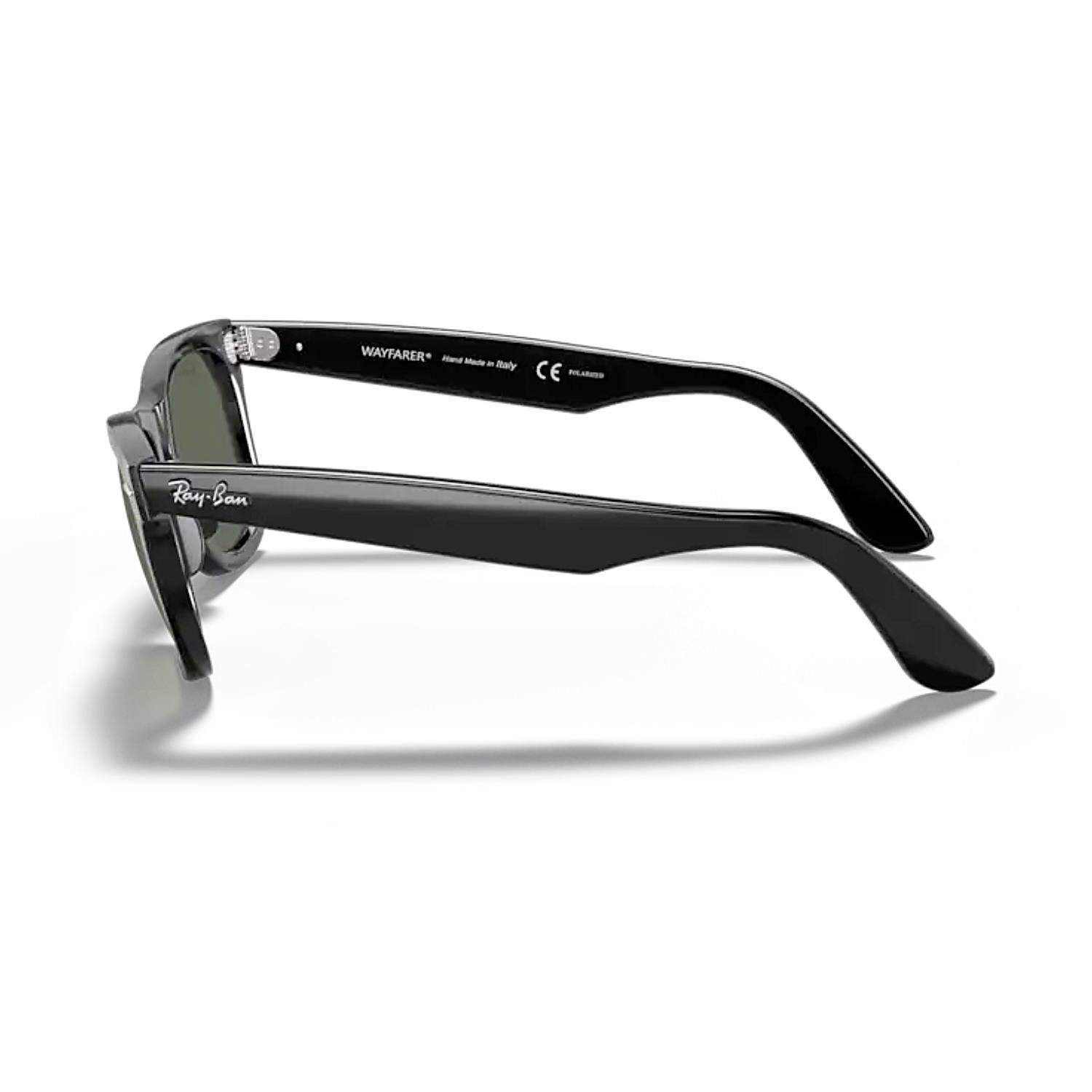 Ray-Ban RB 2140 90158 50 Wayfarer Polarize Unisex Siyah Kemik Güneş Gözlüğü