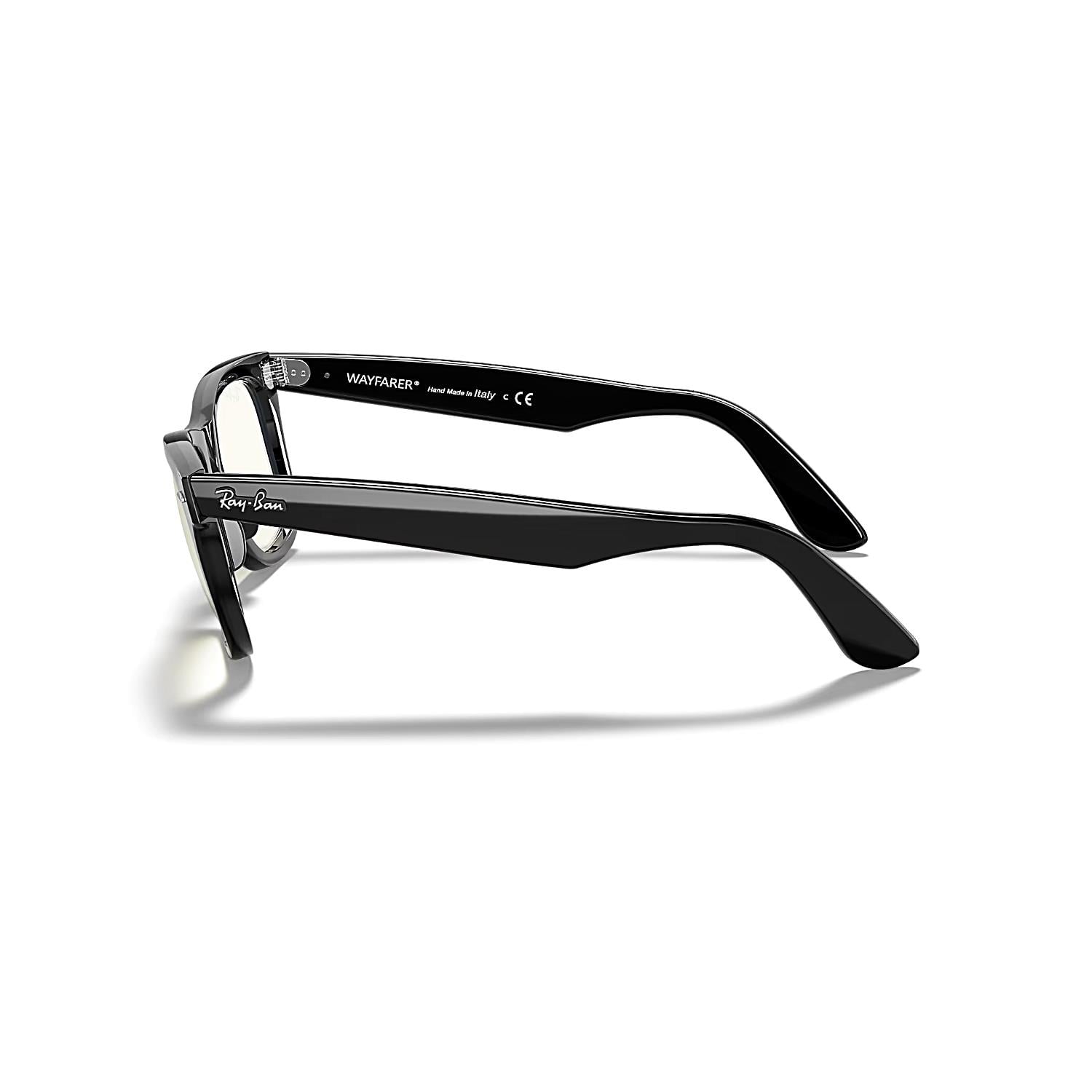 Ray-Ban RB 2140 9015F 50 Wayfarer Photochromic Unisex Kare Siyah Kemik Güneş Gözlüğü