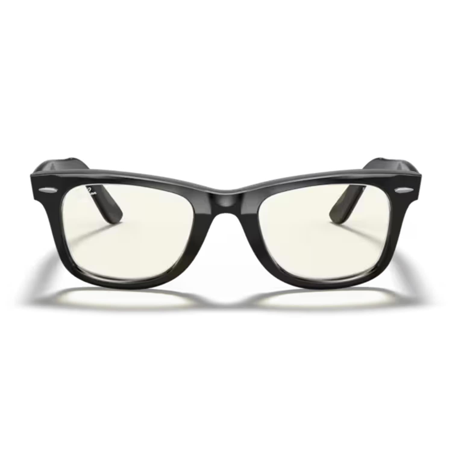 Ray-Ban RB 2140 9015F 54 Wayfarer Photochromic Unisex Kare Siyah Kemik Güneş Gözlüğü