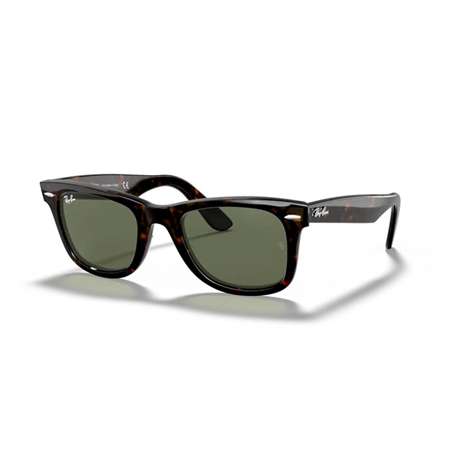 Ray-Ban RB 2140 902 50 Wayfarer Unisex Dikdörtgen Kırçıllı Kahverengi Kemik Güneş Gözlüğü