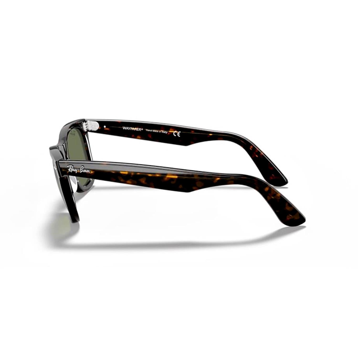 Ray-Ban RB 2140 902 50 Wayfarer Unisex Dikdörtgen Kırçıllı Kahverengi Kemik Güneş Gözlüğü