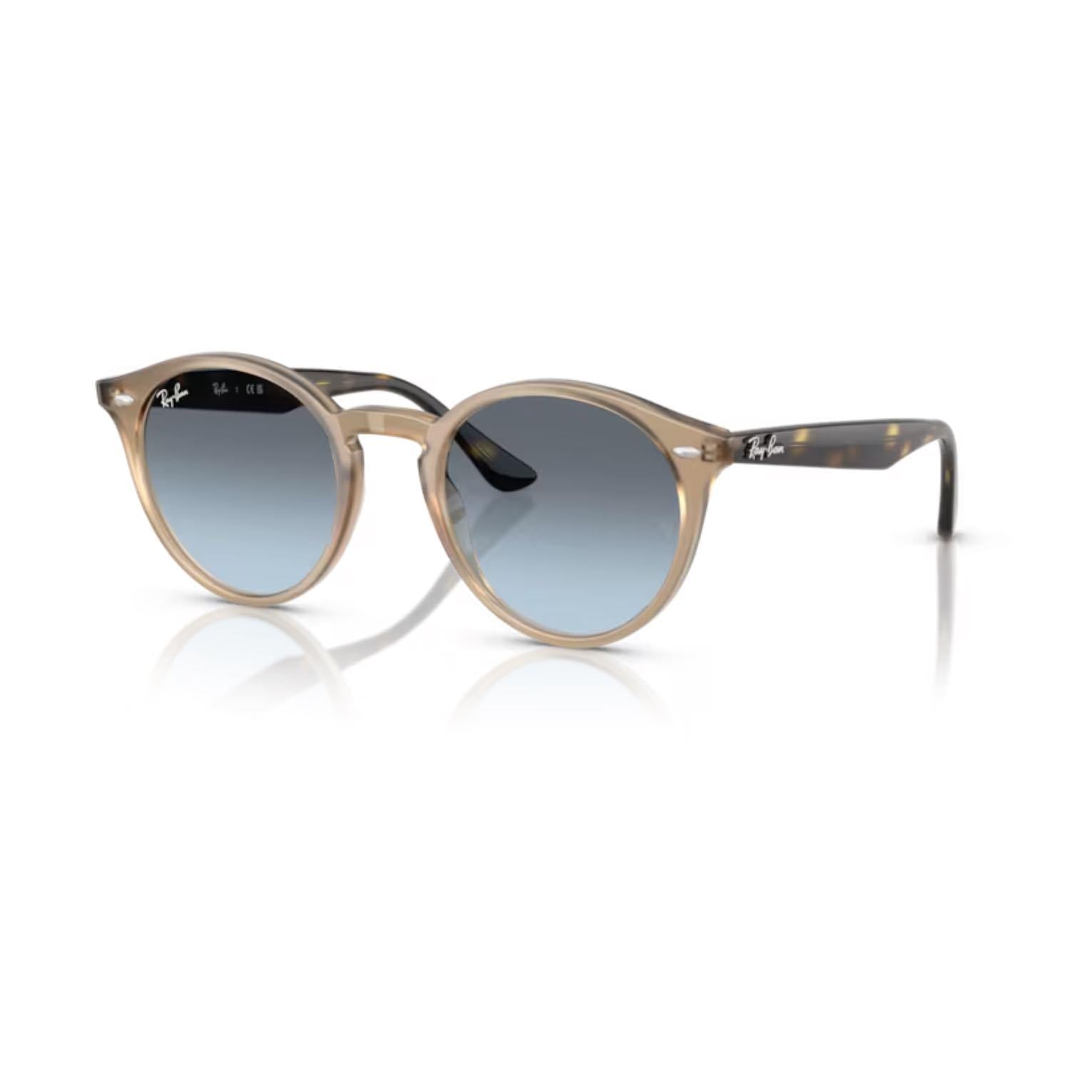 Ray-Ban RB 2180 6788V1 49 Unisex Oval Bej Şeffaf Kemik Güneş Gözlüğü