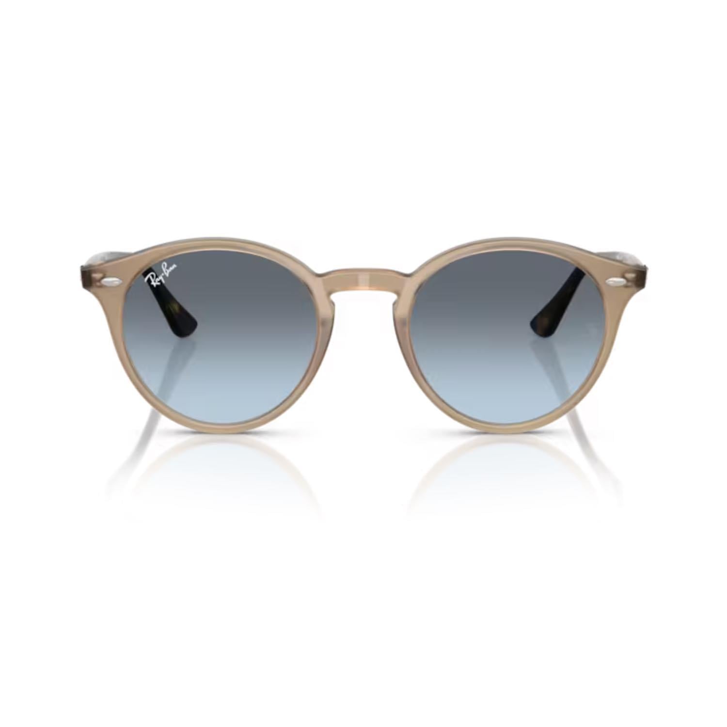 Ray-Ban RB 2180 6788V1 49 Unisex Oval Bej Şeffaf Kemik Güneş Gözlüğü