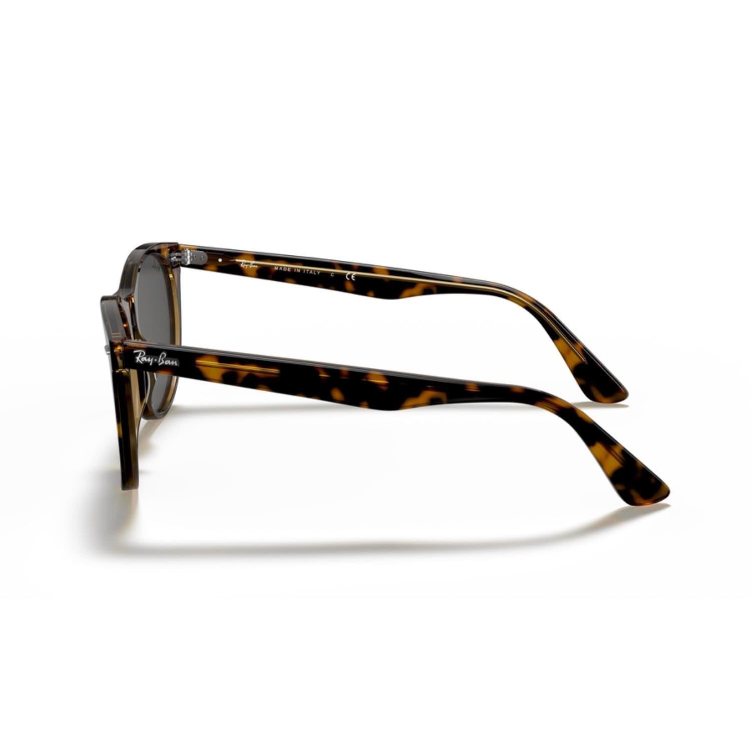 Ray-Ban RB 2185 1292B1 52 Unisex Geometrik Kırçıllı Kahverengi Kemik Güneş Gözlüğü