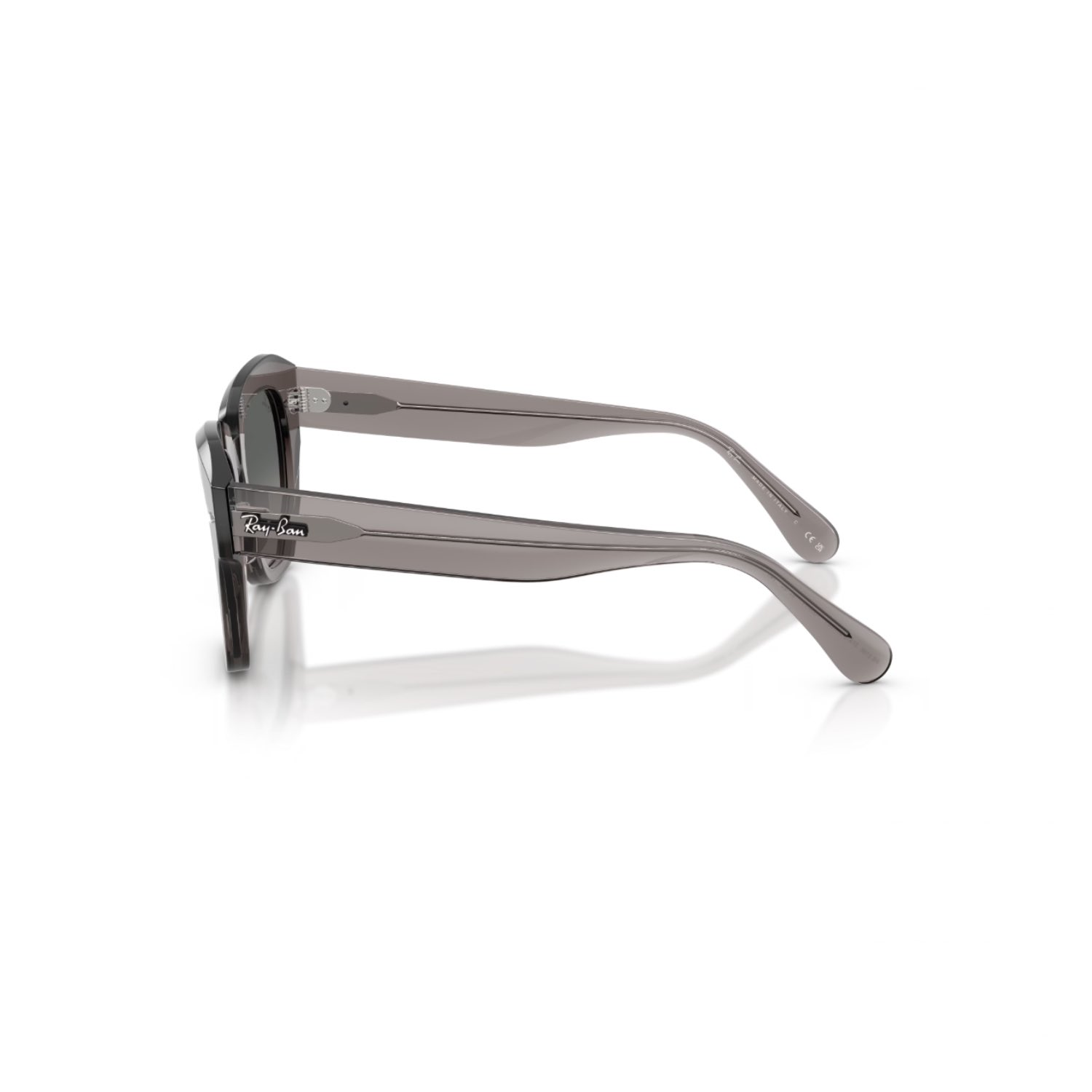 Ray-Ban RB 2186 136971 49 State Street Unisex Kare Degrade Gri Kemik Güneş Gözlüğü