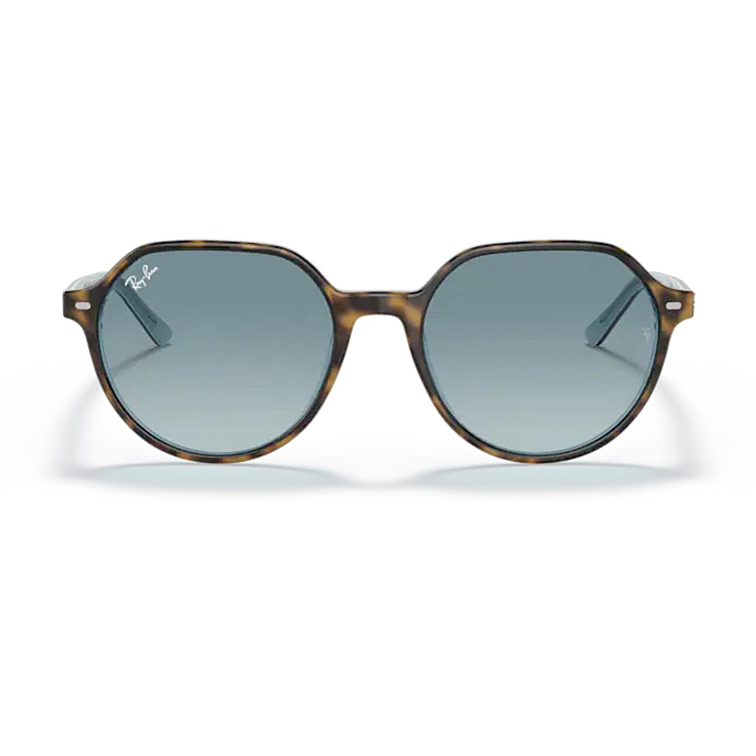 Ray-Ban RB 2195 13163M 55 Thalia Unisex Kahverengi Mavi Kemik Güneş Gözlüğü