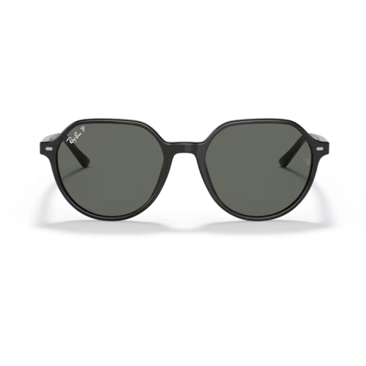 Ray-Ban RB 2195 90158 51 Thalia Polarize Unisex Geometrik Siyah Kemik Güneş Gözlüğü