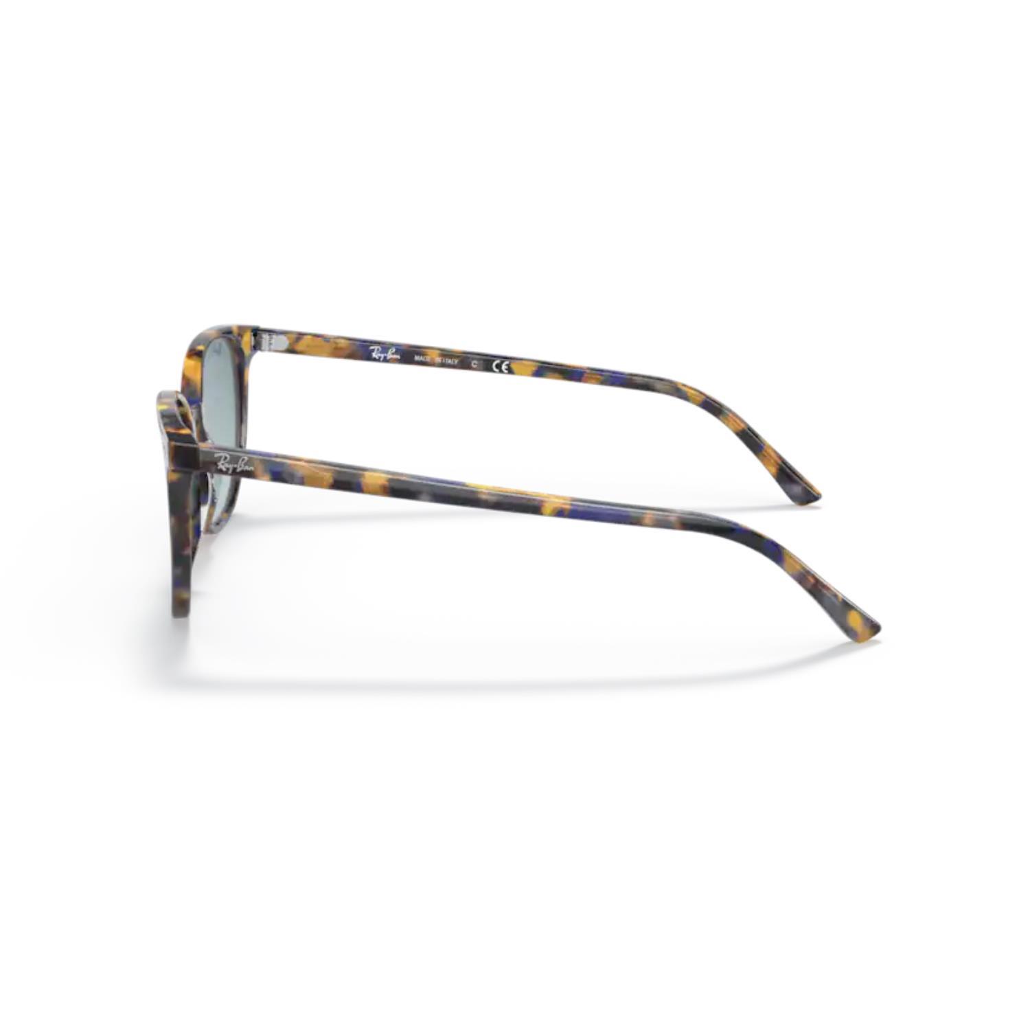 Ray-Ban RB 2197 13563M 52 Elliot Unisex Kırçıllı Kahverengi Kemik Güneş Gözlüğü